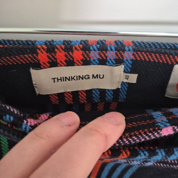 Plaid Cotton Mini Skirt - Picture 5 of 8